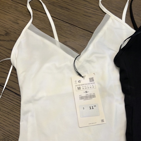 Two tank tops. Black and white. Medium. Selling together - Picture 3 of 4